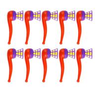 Genérico Blow Pipe Balance Floating Ball Toy Set - 10 PCS Stress Relief Breathing Game, Lightweight Skill Training Activity | for Kids Home Classroom Party Entertainment Focus Practice Fun Uses
