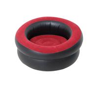 Genérico Blow Up Chair, Inflatable Lounge Seat with Textured Flocking, Portable Garden Furniture for Outdoor Movie Night Living Room Camping Indoor Bedroom Relaxation 79x79x42cm