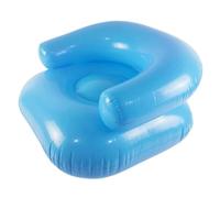 Genérico Blow Up Chair - Portable Inflatable Seat for Camping Beach Relaxation | Thickened PVC Material with Waterproof, Lightweight Lounge Furniture for Poolside Indoor Outdoor Activities, 50x40cm