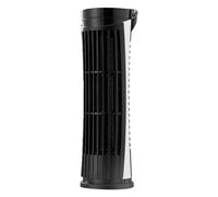 Genérico Blowing Device, Bladeless Fan, USB Powered Portable Adjustable Speed LED Indicator Lightweight Compact Cordless, Tower Fan for Home Bedroom Living Room, 2.99x2.99x10.24Inches, Black, White