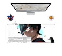 Genérico Blue Lock - Alfombrilla de ratón para teclado anime impermeable (800 x 300 x 3 mm, base de goma, antideslizante, superficie texturizada