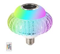 Genérico Bluetooth RGB Music Light Bulb, LED Bluetooths Speaker Light Bulb, Lantern style colorful light with remote control, for Home,Party,Bedroom,Christma Decorations (1Pcs)