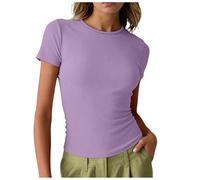 Genérico Blusa De Algodón para Mujer Blusa Blanca Camisetas Manga Corta Mujer Talla Grande Túnica Fluida para Camisetas De Manga Larga con Cuello Redondo Elegante Camisa con Cuello En V, Larga