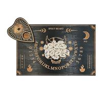 Genérico Boarđ for Adivination- Wood | Metaphysical Decision Maker | Message Wood Planchette Spiritual Decorations for Home, Yoga, Meditationcrystal Board Sun and Moon Adivination Board Dowsi