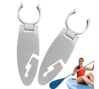 Genérico Board Fin Fasteners Paddleboard Accessories - Removable Fin Lock for Water Sports | Lightweight Polymer Clip with Easy Fit, Adjustable for Inflatable Hard Boards Outdoor Surfing 4.33x1.3 in