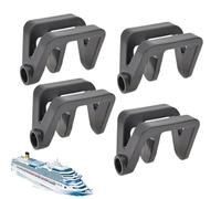 Genérico Boat Buoy Clips - 4X Boat Bumper Clips, Bumper Adjuster, Solid Accessories, Quick Connect and Release Outdoor Supplies Use For River Sailing, Marine Fastening Clipss, Outdoor Boating Clip