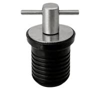 Generico Boat Drain Plug, Stainless Steel Handled, Rubber Sinking Prevention Tool, Marine Accessories for Sea, Reservoir, River, Lake Use, Sturdy Waterproof Boat Equipment, Fishing Gear Vital