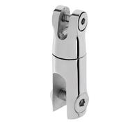 Genérico Boat Fasten Swivel Heavy Duty,Two Section Replacement Part - Stainless Steel Heavy Duty Boat Rotating Connector - For Kayak Saltwater Freshwater Sailing Yacht Offshore Coastal Lake