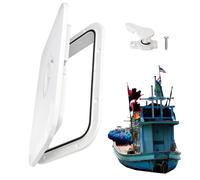 Genérico Boat Hatch Cover,Rectangle Boat Access Door - 27x37.5cm Gasket Sealing Non-Slip Safety Hinge Modernized For Marine Roof Yachts Sail Kayak Floor Boats Watercraft Applications
