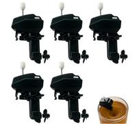 Genérico Boat Motor Coffee Stirrer, 2026 Upgraded Boat Propeller Coffee Stirrer, Motorboat Coffees Stirrerss, Fun Mixing Gadget for Cafe Kitchen Beverage Travel Cocktail Bar Milk (5Pcs-big)