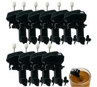 Genérico Boat Motor Coffee Stirrer, 2026 Upgraded Boat Propeller Coffee Stirrer, Motorboat Coffees Stirrerss, Fun Mixing Gadget for Cafe Kitchen Beverage Travel Cocktail Bar Milk (10Pcs-big)