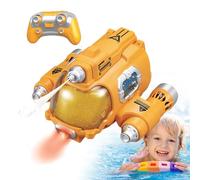 Genérico Boat Remote Control, High Speed Racing RC Boat, Sleek Aquatic Toy, Sturdy Smart Vessel, Water Spray Feature, Ideal for Outdoor Lakes, Pools and Bathtub Fun, 6.3x6.69x4.53 Inches
