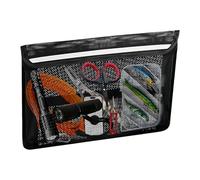 Generico Boat Storage Bag, Reflective Marine Mesh Organizer, No-Drill Tackle Pouch Tools Keys Flashlight Life Jacket and Fishing Gear, Waterproof Hanging Accessory Kayak Canoe Pontoon or Marine Use
