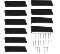Genérico Boat Trailer Bunk Slides - 3 x 10 Inch Slide Pads | Protective BoatTrailer Bunk Covers with, BunkEnd Protectors with Non-Slip, Boat Trailer Accessory for Easier Loading
