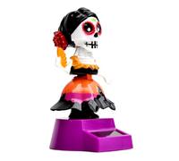 Genérico Bobble Skull, Solar Powered Bobbing Ornament, Auto Dash Skeleton Doll, Exquisite Desktop Figurine, Fun Collectible for Friends, Adults, Coworkers, Lovers Men Women