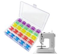 Generico Bobinas para máquina de coser - 25 unidades universales para manualidades de colores | Bobinas para de bordar | para acolchar, conservar, hacer , punto, arte, Navidad, en