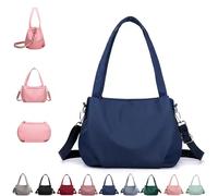 Genérico Body Light and Versatile Casual Bag, Nylon Waterproof Shoulder Crossbody, Multi Shoulder Crossbody Bag for Women (E)