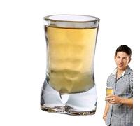 Genérico Body Shaped Shot Glasses, Thick Wine Glasses Whiskey Glass Cup Beer Mugs, Multipurpose Body Shape Glass Beer Cup For Outdoors Enjoyment, Bachelor Party Bar