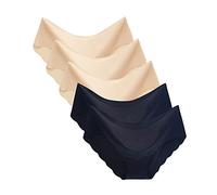 Genérico Body String para transpirable no sólido 5PC Color Sexy Midwaist Ice Ropa interior para mujer Lencería Vestido sexy, c, L