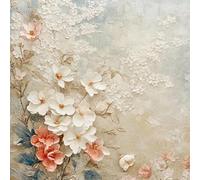 Genérico Bohemia Flores Papel Pintado Autoadhesivo Moderno Retro 44x500 cm Papel de Pared Removible Impermeable Estilo Vinilo PVC Pegatina es Estante del cajón de la cubierta del rodillo A-62
