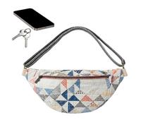 Genérico Bohemian Shoulder Bag - Quilted Design, Lightweight Portable Tote | Vintage Fabric Purse With Adjustable Strap For Travel, Outdoor Sports, And Daily Use
