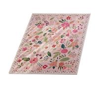 Genérico Boho Area Rug - Tribal Floor Carpet for Livingroom Bedroom Dorm | Cotton Polyester Handwoven Tassel Accent Mat, Non Slip Backing Decorative Covering, Vintage Pattern Home Decor 7.5x5.2 FT