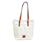 Genérico Boho Bag - Vintage Lace Aesthetic Large Handbag | Women Shoulder Bags Beach Tote For Summer Vacation Travel Outdoor Camping Party Birthday Dating Work Commuting