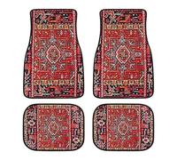 Generico Boho Car Floor Mat - Bohemian-Style Cars Floor Mats | Sturdy Bohemian Style Car Rugs, Bohemian Car Mats, Portable Bohemian Car Floor Liners, Non-Slip Retro for Car SUV Truck And Auto Car