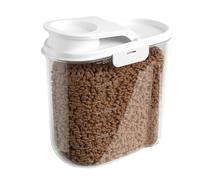 Genérico Boîte De Rangement Nourriture - Chat Et Chien | Conteneur Hermétique 2L Avec Couvercle, Bac Organisateur Pour Croquettes, Snacks, Friandises Animaux, Riz, Céréales, Manger, Cuisine