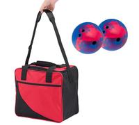 Genérico Bola de Bolos de la, de Pelota de Tela Impermeable con Correa para el Hombro, Capacidad para una Bola de Bolos, un par de Zapatos de hasta 15 Zapatos y Accesorios para Hombres.