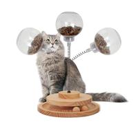 Genérico Bola de golosinas para Gatos con Resorte - Cat Treat Dispenser Toy Catnip Cat Toy Nips Spring | Bola de alimentación para dispensador de Comida de para Gatos con interactiva y para pér