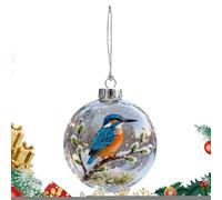 Generico Bola de Navidad Hummingbird - PP, 3D Clear Ornament | Artificial Holiday Decoration Hanging, Hummingbird Tree Ornament for Thanksgiving, Birthday, Party, Offices