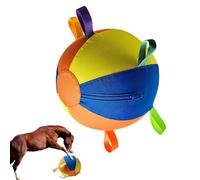 Genérico Bola De Rebaño Gigante Para Perros | Bola De Rebaño con Pestañas | Bolas Grandes Inflables Y Resistente A Rasgaduras | Bolas De Rebaño Robustas con Correas