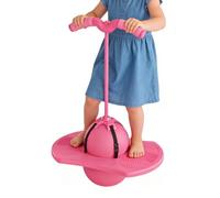 Genérico Bola de sartén con asa, antideslizante, altura ajustable, ejercicio de fitness con asa, tabla de salto y figuras, para clases de gimnasio, educación física, guardería