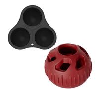 Genérico Bola de Tratamiento para Perros - Silicona, Juguete para | Perros 2pcs Masticar Juguete | de Comida de Goma: Divertido Tratar el dispensador para Alimentar a lo