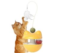 Genérico Bola Dispensadora De Premios para Gatos,Automático no eléctrico,Bola Dispensadora de Enriquecimiento Felino | En Hogar Y Jardín, Reduce El Aburrimiento, Comida Lenta, Estimulación Mental