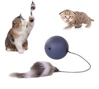 Generico Bola interactiva para Gatos, Juego Interactivo automático en Movimiento - Bolas con Movimiento autónomo - Cachorros casa Interior Exterior cumpleaños Uso Diario Vacaciones Terreno