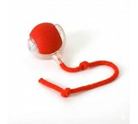 Genérico Bola Interativa Automática Recarregável para Gatos com Cordão Flexível - Brinquedo de Movimento para Gatos e Gatinhos de Interior - Teasing Cat Ball (5,5 cm) (Red)