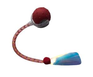 Genérico Bola para Gato,Bola de Gato Automático Inteligente con Cola de Red Elástica | Accesorios para Animales Ejercicio y Aprendizaje Rascador Suelo