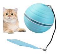Genérico Bola para Gatos, Juguete Automático de Rodar para Gatitos, Pelota Interactiva para Gatos, para Enriquecimiento Interior Fiesta Cumpleaños Cachorro Año