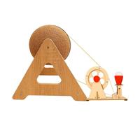 Genérico Bola Rascador - Bola De Cuerda De Sisal - Juguete Interactivo para Gatitos con Manivela Manual Y LED Integrada para Jugar En Interiores Y Exteriores