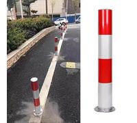 Genérico Bolardo de Seguridad Industrial para entradas de vehículos y Obras de construcción, Poste de Barrera de Alta Resistencia con Anclajes gratuitos para Mayor Seguridad y Control del tráfico.