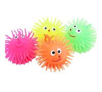 Genérico Bolas de Globo resplandecientes,Pelota Hinchable Intermitente | Juguetes de Goma LED Squeeze Fidget, portátiles y Reutilizables, Juguete sensorial con Luces Intermitentes estroboscópicas