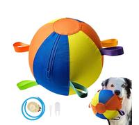 Generico Bolas de juguete para perros, juguetes interactivos bolas masticables resistentes, ejercicios de agua seguros al aire libre juego agresivos cachorros Navidad cumpleaños