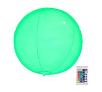 Genérico bolas de playa luminosas, decoración inflable con 4 modos, accesorio para piscina, para a orillas del lago, cumpleaños, verano, al aire libre,