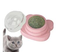 Genérico Bolas Hierba Gatera - Juguete Pared Giratorio, Bola Lamer Gatos | Masticar para Limpieza Dientes Diversión Mascotas Pared Casa Juego Natural Salud Gato Snack Set Gatito Menta Gato Pro