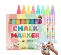 Genérico Bold Chalk Marker, Erasable Glass Pen, Vibrant Whiteboard Tool, Wedding Sign Writing Supplies, Classroom Office Kitchen Accessory, Art Gear for Teachers, Students, Store Displays
