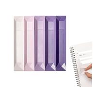 Genérico Bolígrafo Adhesivo De Doble Cara - 5.12 Pulgadas Adhesivo De Fuerte Fijación | Set De 5 Rodillos De Pegamento Aplicación - Scrapbooking Manualidades Diario Tarjetas Envoltura De Regalos Casa