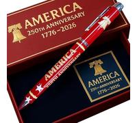 Genérico Bolígrafo coleccionable del 250 aniversario, ergonómico ligero, escritura para bolígrafo de Gel escolar