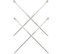 Genérico Bolígrafo de Acero Inoxidable para Arte de Café 4 Piezas, Aguja para Decoración de Capuchino y Latte, Herramienta Profesional para Expertos y Uso Doméstico